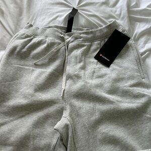 lululemon athletica Men's Light Gray Sweat Joggers with Drawstring